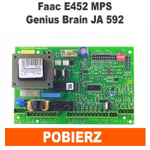 Faac E452 MPS
Genius Brain JA 592