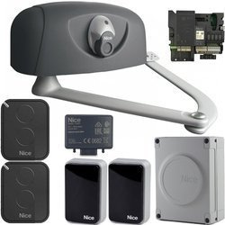 Zestaw do bramy NICE HYPPO z jednym siłownikiem do szerokich słupków