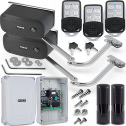 ZESTAW DO BRAMY SKRZYDŁOWEJ FORCE V400 LS DO 8 M 400 KG Z KRAŃCÓWKAMI