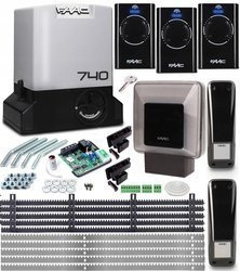 Zestaw Delta2 FAAC 740 3xPilot 868 Lampa XLED 5xListwa