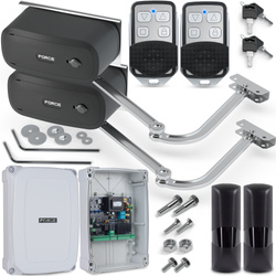 ZESTAW DO BRAMY SKRZYDŁOWEJ FORCE V400 LS DO 8 M 400 KG Z KRAŃCÓWKAMI