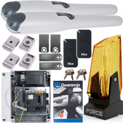 Zestaw automatyki do bramy NICE WINGO 3524 lampa