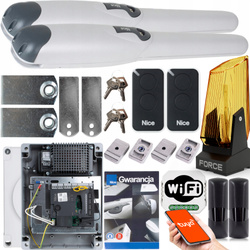 Zestaw automatyki do bram NICE WINGO 2024 + Sterownik WIFI, LAMPA LED