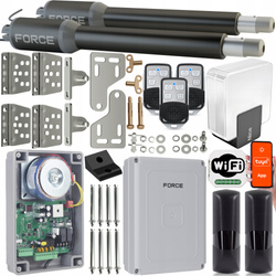 Zestaw do bramy dwuskrzydłowej FORCE SW200 2x2m 400 kg WiFI