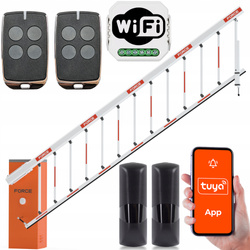 SZLABAN FORCE GR5000 z ramieniem 4m z firanka fartuch, parking automatyczny