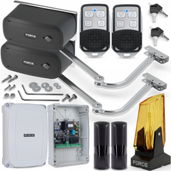 ZESTAW DO BRAMY SKRZYDŁOWEJ FORCE V400 LS DO 8 M 400 KG Z KRAŃCÓWKAMI