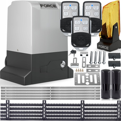 ZESTAW DO BRAM FORCE 2000KG PILOTY 5xLISTWA LAMPA