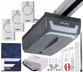 Pełny zestaw do bram garażowych FAAC D700 HS 3Pilot