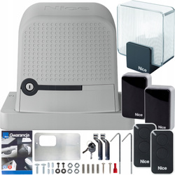 Zestaw NICE ROBO 600 do bram przesuwnych EPM + ELAC