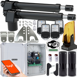 ZESTAW DO BRAMY SKRZYDŁOWEJ FORCE GT400 LS DO 8 M 400 KG Z KRAŃCÓWKAMI