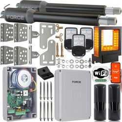 Zestaw do bramy dwuskrzydłowej FORCE SW200 2x2m 400 kg WiFI