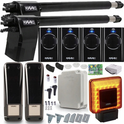 ZESTAW AUTOMATYKI FAAC ALFA 414 4xPILOT LAMPA XLED