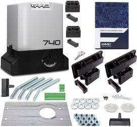 NAPĘD SIŁOWNIK FAAC 740 MAGNESY, KOTWY, PODSTAWA