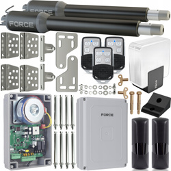 Zestaw do bram skrzydłowych FORCE SW200 2x2m Lampa