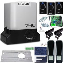 ZESTAW NAPĘD SIŁOWNIK DO BRAM PRZESUWNYCH FAAC 740  DELTA 2