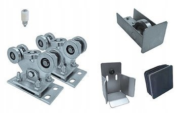 ZESTAW WÓZKÓW 5-ROLKOWYCH DO BRAM PRZESUWNYCH 80MM