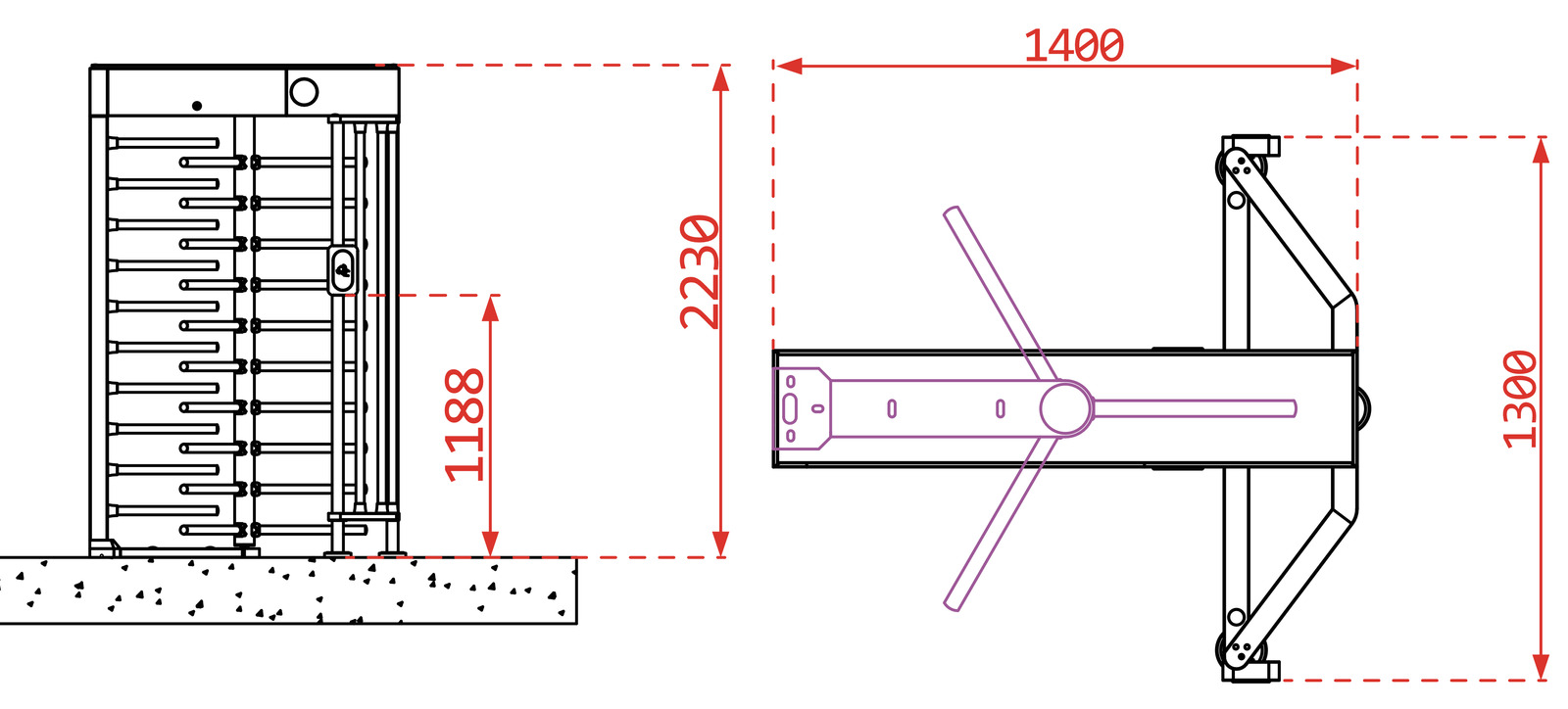 FORCE BRAMKA OBROTOWA TS5000 PRO pol_pl_FORCE-BRAMKA-OBROTOWA-TS5000-PRO-1192_5