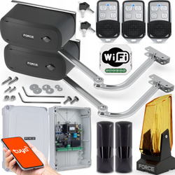 ZESTAW DO BRAMY SKRZYDŁOWEJ FORCE V400 LS DO 8 M 400 KG Z KRAŃCÓWKAMI